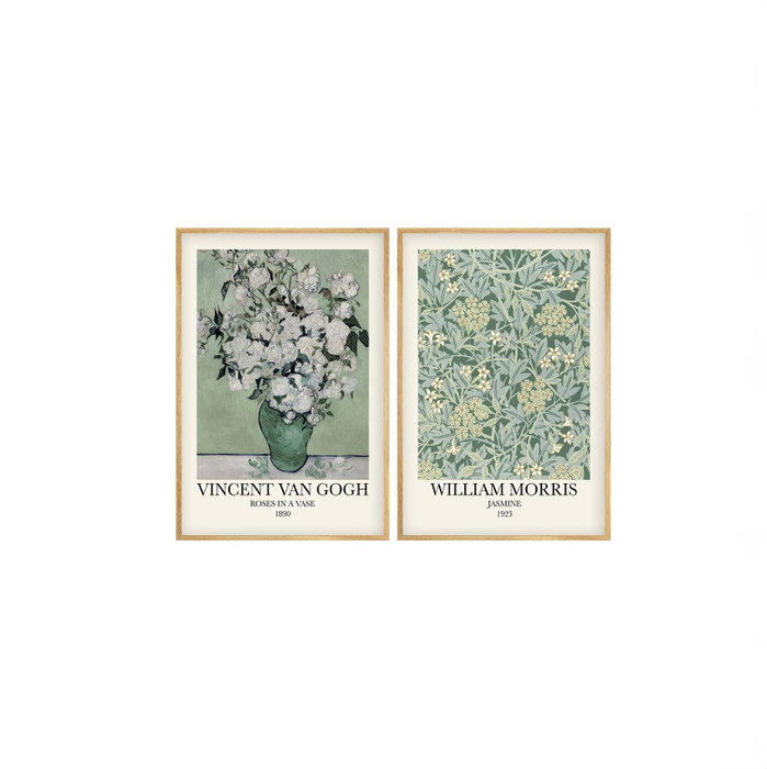 Wallity Huhu277 Cuadros Decorativos Enmarcados 50 x 70 cm (2 Piezas)
